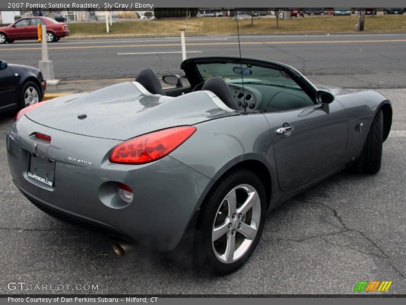 Sly Gray / Ebony 2007 Pontiac Solstice Roadster