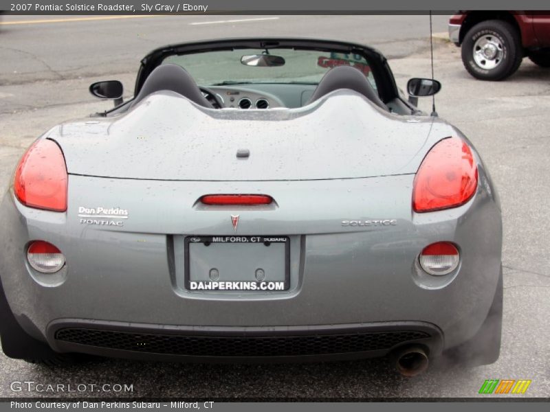 Sly Gray / Ebony 2007 Pontiac Solstice Roadster