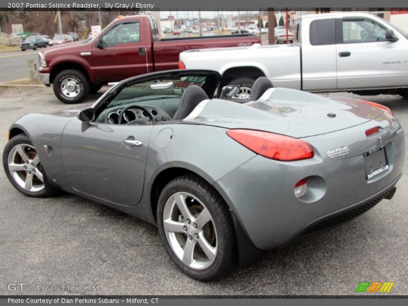 Sly Gray / Ebony 2007 Pontiac Solstice Roadster