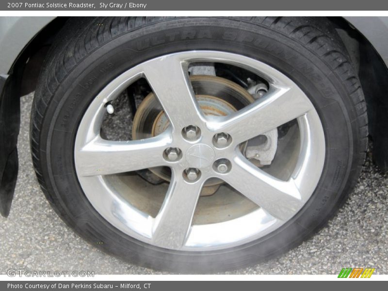 Sly Gray / Ebony 2007 Pontiac Solstice Roadster