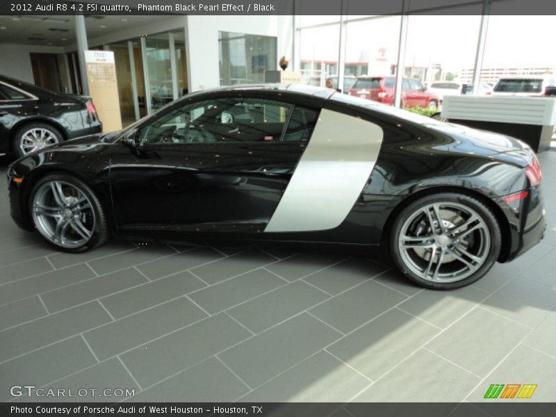 Phantom Black Pearl Effect / Black 2012 Audi R8 4.2 FSI quattro