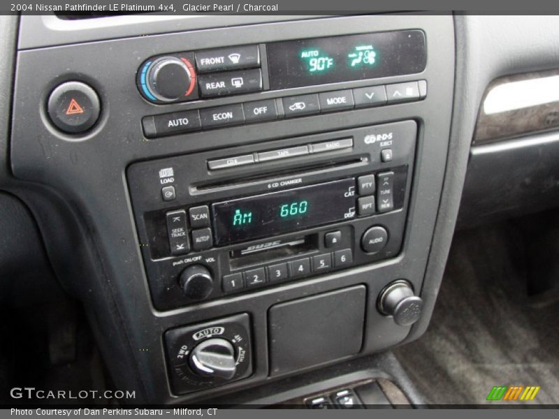 Glacier Pearl / Charcoal 2004 Nissan Pathfinder LE Platinum 4x4