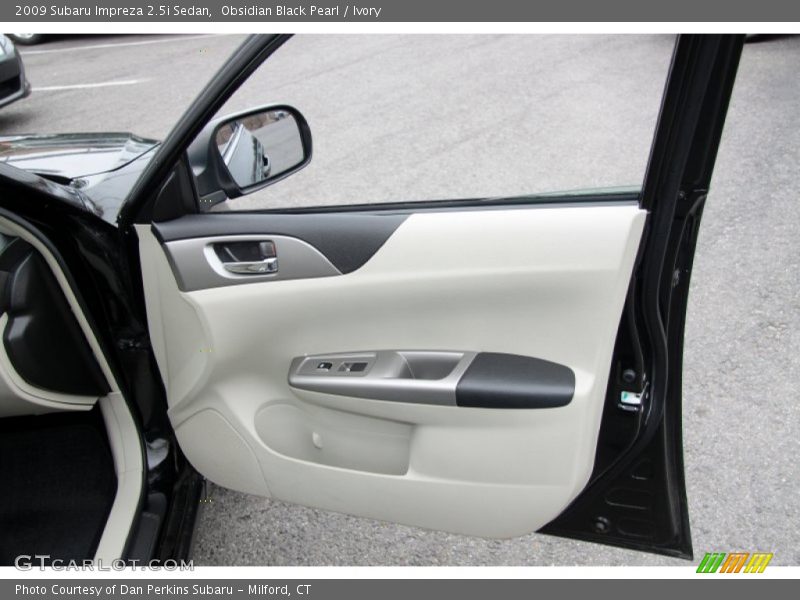 Obsidian Black Pearl / Ivory 2009 Subaru Impreza 2.5i Sedan