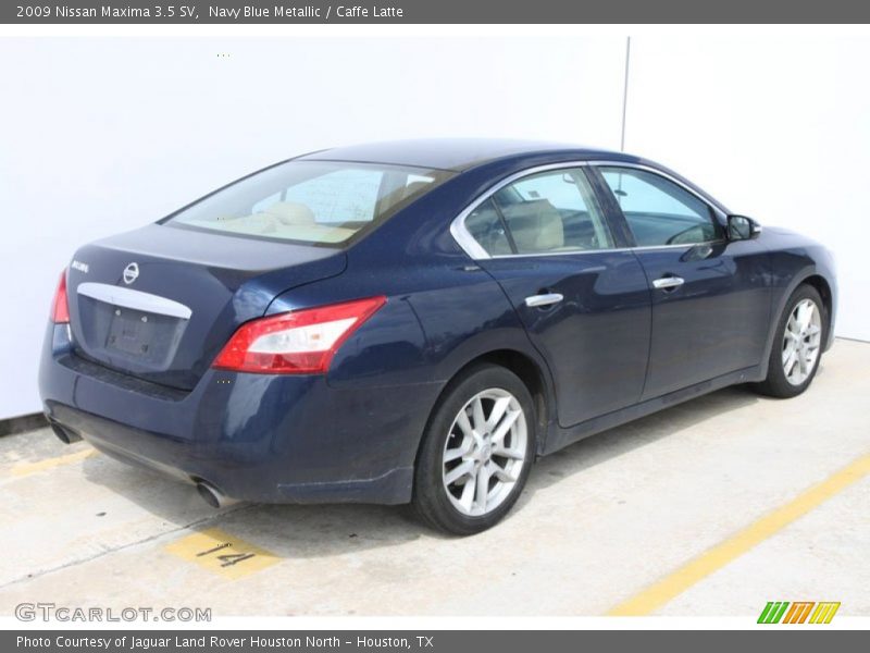 Navy Blue Metallic / Caffe Latte 2009 Nissan Maxima 3.5 SV
