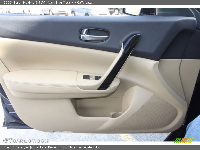 Navy Blue Metallic / Caffe Latte 2009 Nissan Maxima 3.5 SV