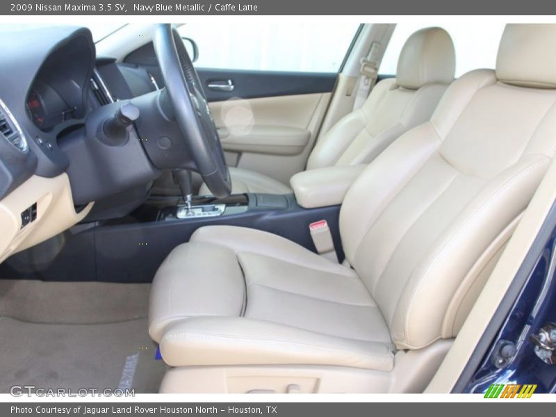 Navy Blue Metallic / Caffe Latte 2009 Nissan Maxima 3.5 SV