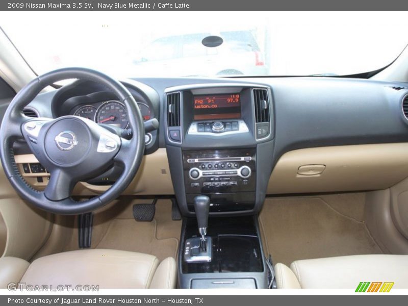 Navy Blue Metallic / Caffe Latte 2009 Nissan Maxima 3.5 SV