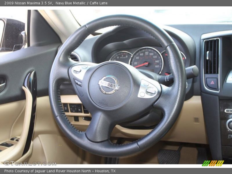 Navy Blue Metallic / Caffe Latte 2009 Nissan Maxima 3.5 SV