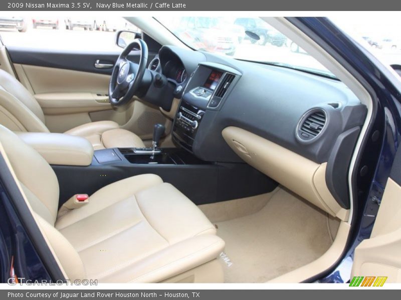 Navy Blue Metallic / Caffe Latte 2009 Nissan Maxima 3.5 SV