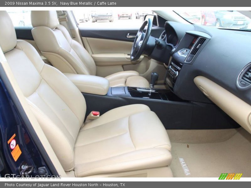 Navy Blue Metallic / Caffe Latte 2009 Nissan Maxima 3.5 SV
