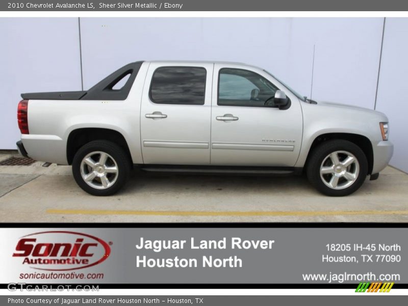 Sheer Silver Metallic / Ebony 2010 Chevrolet Avalanche LS