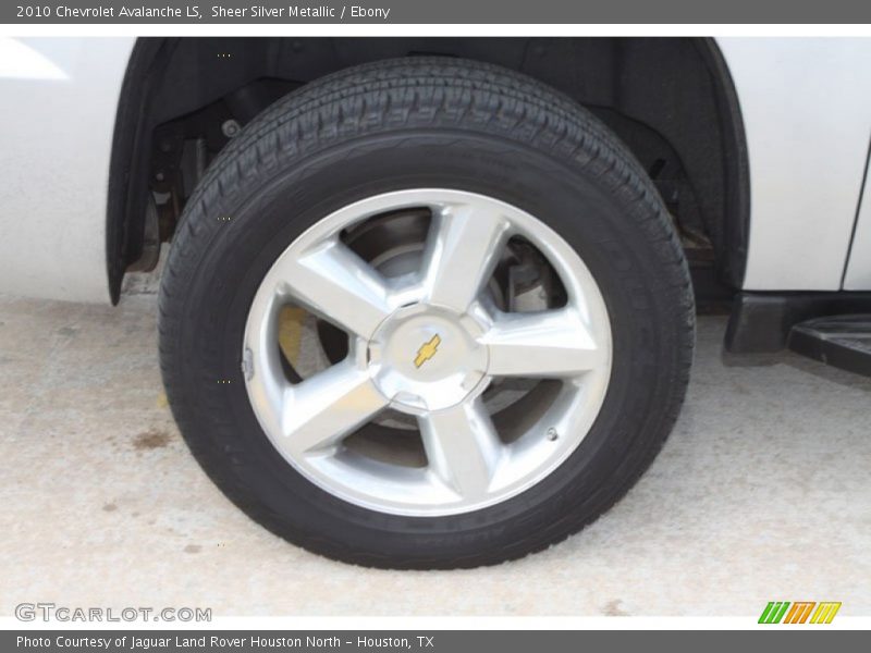 Sheer Silver Metallic / Ebony 2010 Chevrolet Avalanche LS