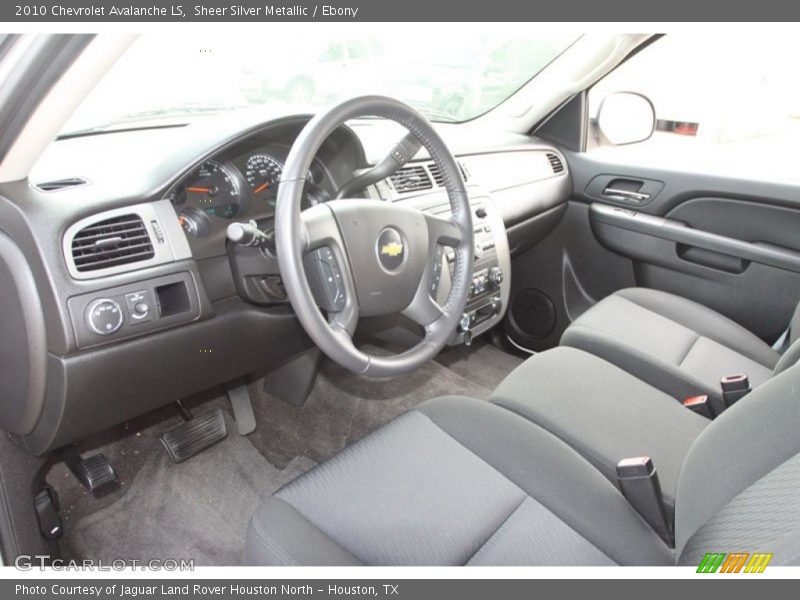 Sheer Silver Metallic / Ebony 2010 Chevrolet Avalanche LS