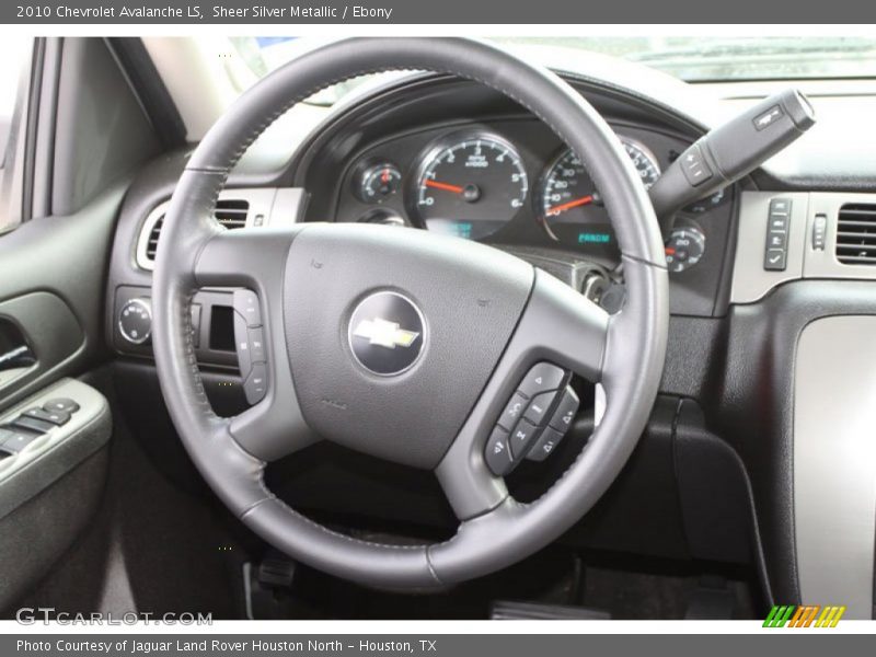 Sheer Silver Metallic / Ebony 2010 Chevrolet Avalanche LS