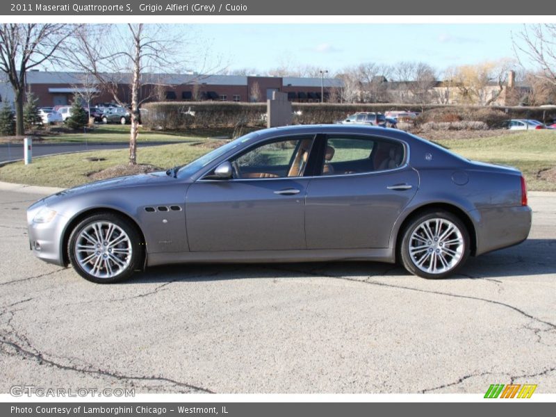 Grigio Alfieri (Grey) / Cuoio 2011 Maserati Quattroporte S