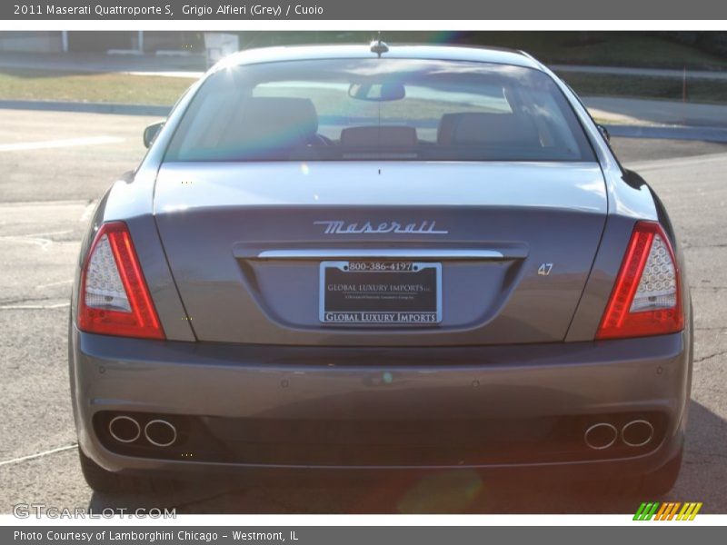 Grigio Alfieri (Grey) / Cuoio 2011 Maserati Quattroporte S