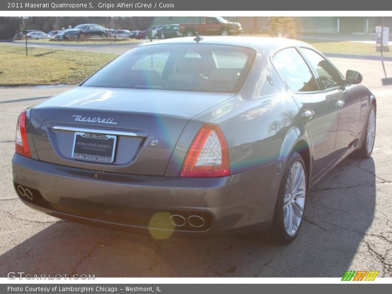 Grigio Alfieri (Grey) / Cuoio 2011 Maserati Quattroporte S