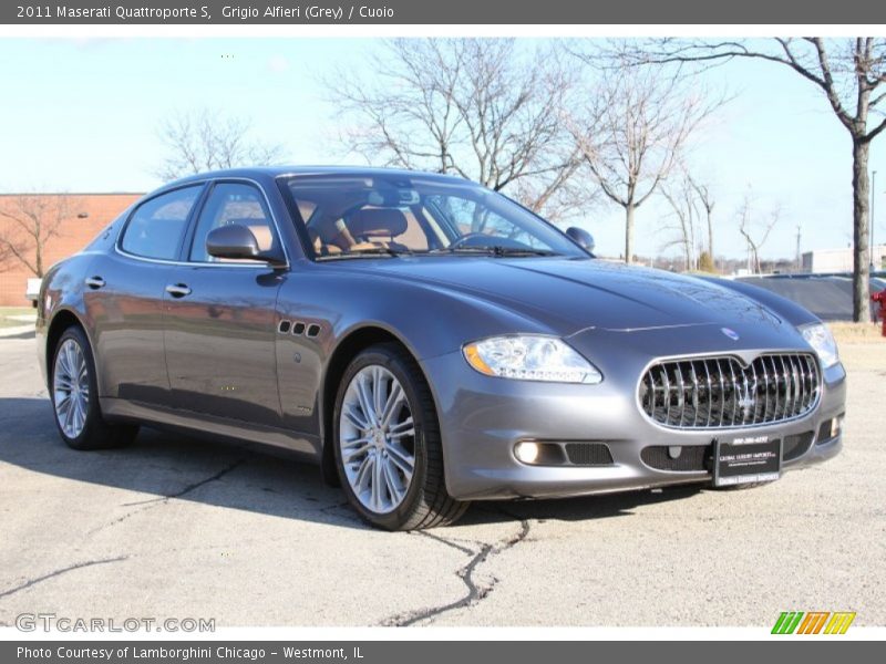Grigio Alfieri (Grey) / Cuoio 2011 Maserati Quattroporte S