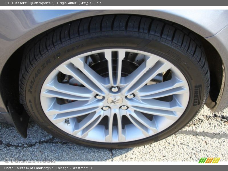 Grigio Alfieri (Grey) / Cuoio 2011 Maserati Quattroporte S