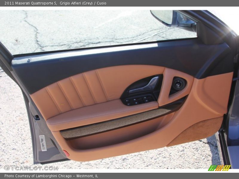 Grigio Alfieri (Grey) / Cuoio 2011 Maserati Quattroporte S