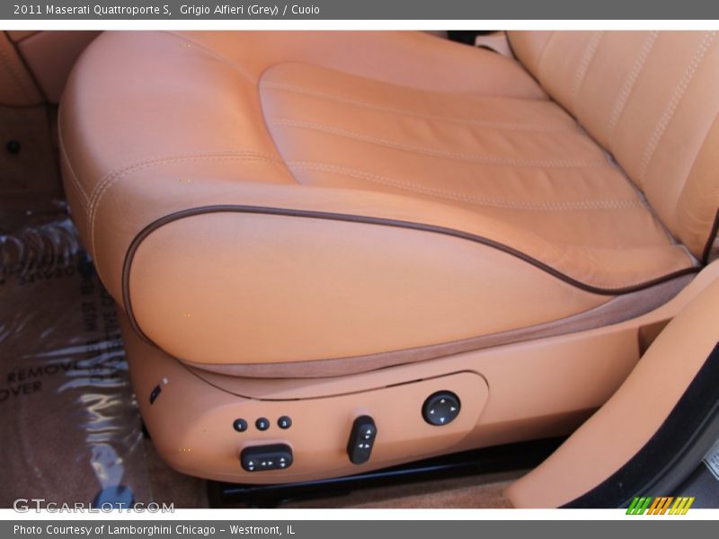 Grigio Alfieri (Grey) / Cuoio 2011 Maserati Quattroporte S