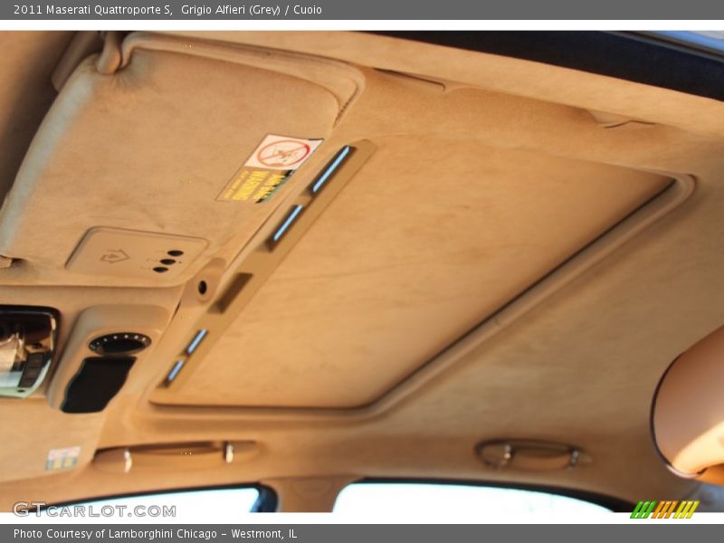 Sunroof of 2011 Quattroporte S