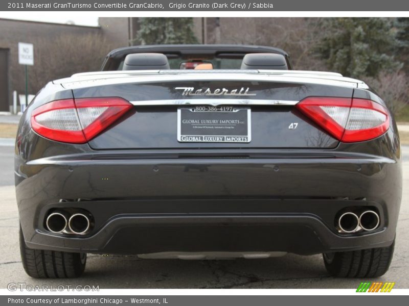 Grigio Granito (Dark Grey) / Sabbia 2011 Maserati GranTurismo Convertible GranCabrio