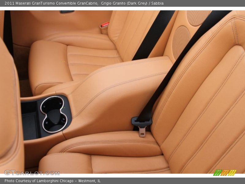Rear Seat of 2011 GranTurismo Convertible GranCabrio
