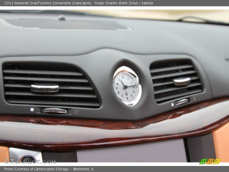 Grigio Granito (Dark Grey) / Sabbia 2011 Maserati GranTurismo Convertible GranCabrio