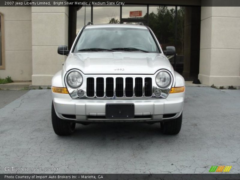 Bright Silver Metallic / Medium Slate Gray 2007 Jeep Liberty Limited