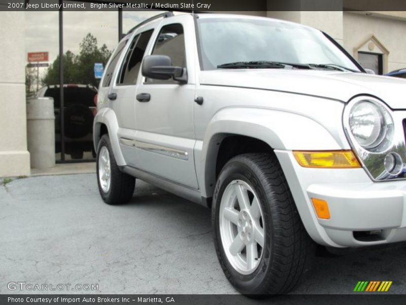 Bright Silver Metallic / Medium Slate Gray 2007 Jeep Liberty Limited