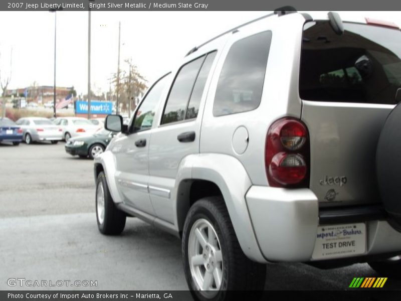 Bright Silver Metallic / Medium Slate Gray 2007 Jeep Liberty Limited