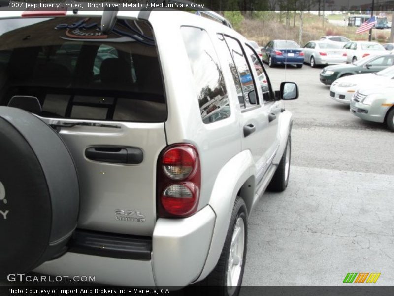 Bright Silver Metallic / Medium Slate Gray 2007 Jeep Liberty Limited