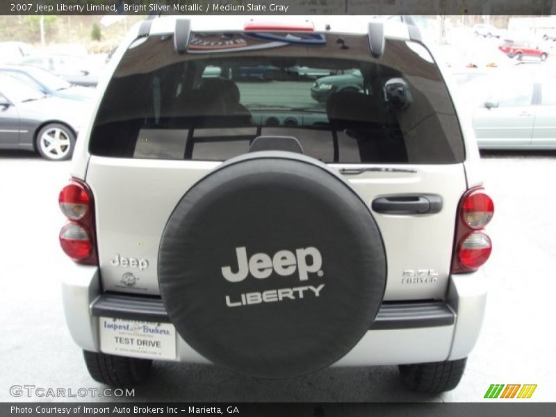 Bright Silver Metallic / Medium Slate Gray 2007 Jeep Liberty Limited