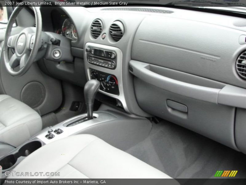 Bright Silver Metallic / Medium Slate Gray 2007 Jeep Liberty Limited