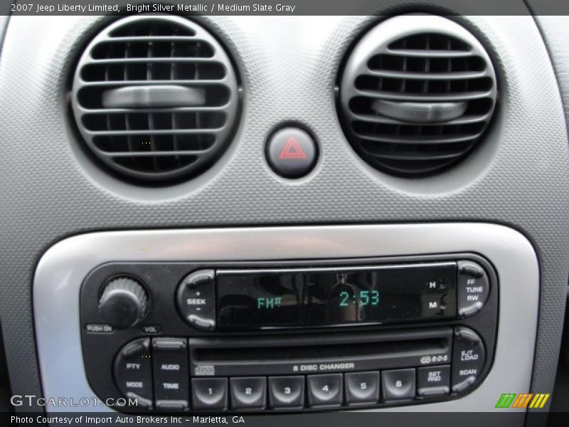 Bright Silver Metallic / Medium Slate Gray 2007 Jeep Liberty Limited