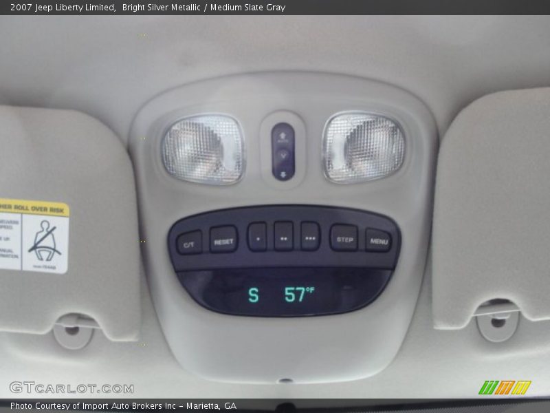 Bright Silver Metallic / Medium Slate Gray 2007 Jeep Liberty Limited