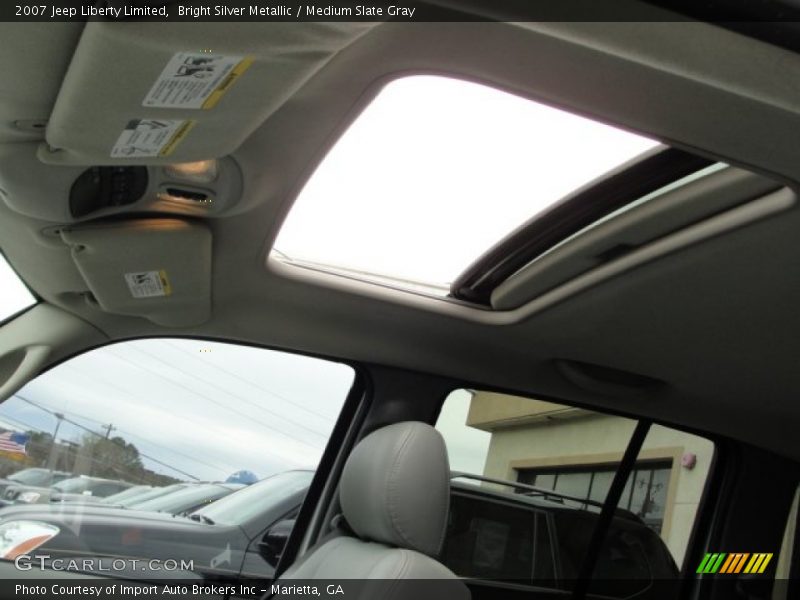 Bright Silver Metallic / Medium Slate Gray 2007 Jeep Liberty Limited