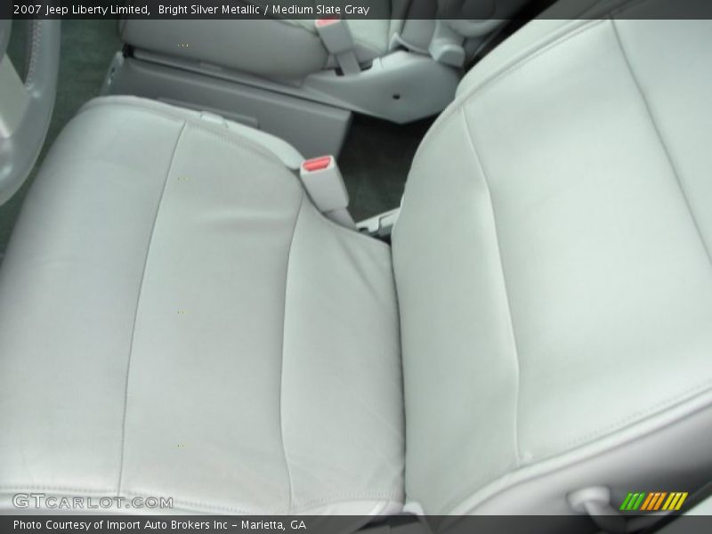 Bright Silver Metallic / Medium Slate Gray 2007 Jeep Liberty Limited