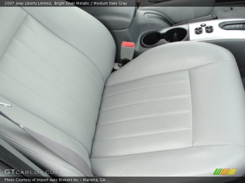 Bright Silver Metallic / Medium Slate Gray 2007 Jeep Liberty Limited