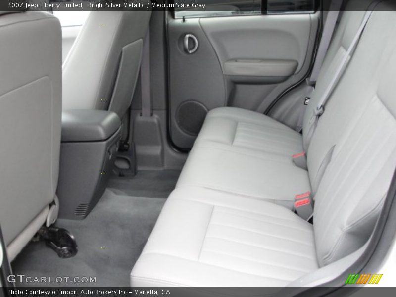 Bright Silver Metallic / Medium Slate Gray 2007 Jeep Liberty Limited