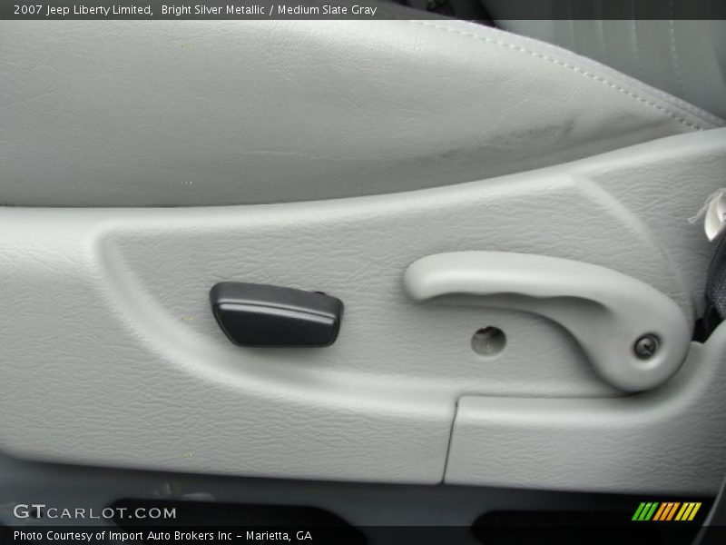Bright Silver Metallic / Medium Slate Gray 2007 Jeep Liberty Limited