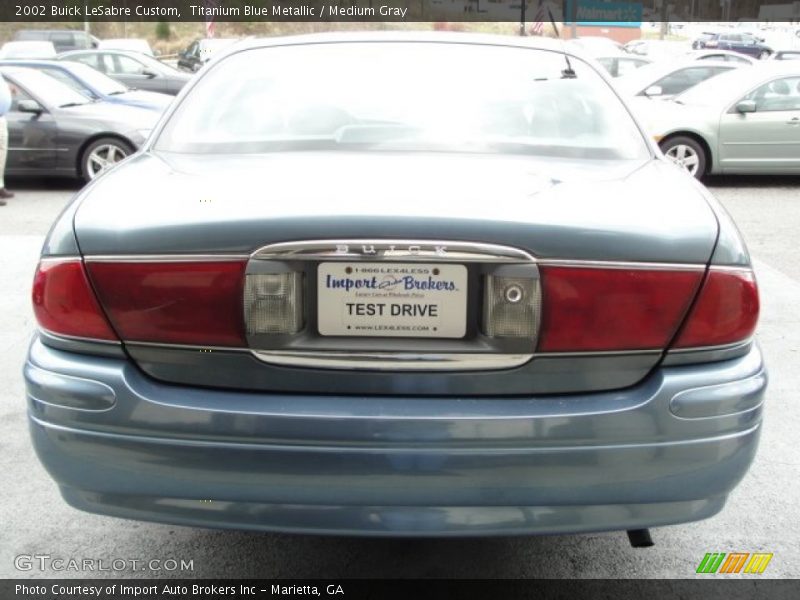 Titanium Blue Metallic / Medium Gray 2002 Buick LeSabre Custom