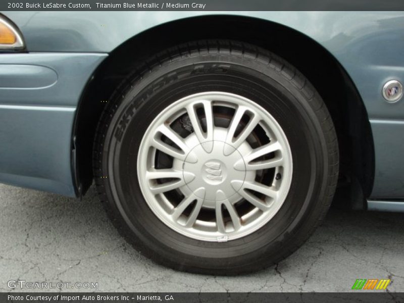 Titanium Blue Metallic / Medium Gray 2002 Buick LeSabre Custom