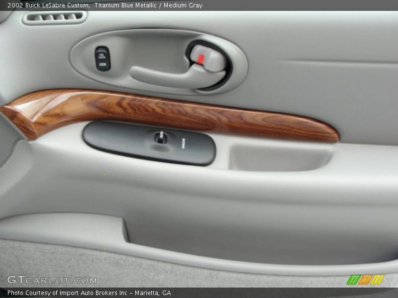 Titanium Blue Metallic / Medium Gray 2002 Buick LeSabre Custom