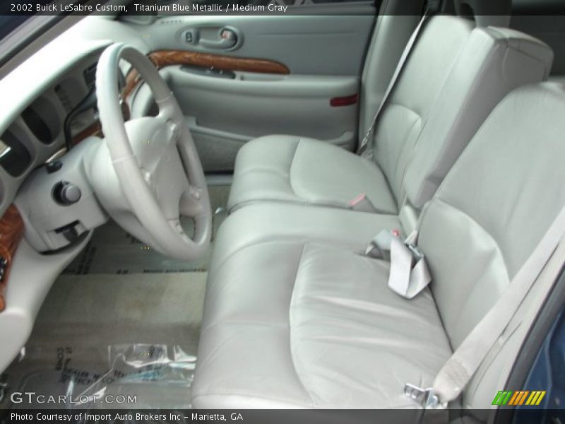 Titanium Blue Metallic / Medium Gray 2002 Buick LeSabre Custom