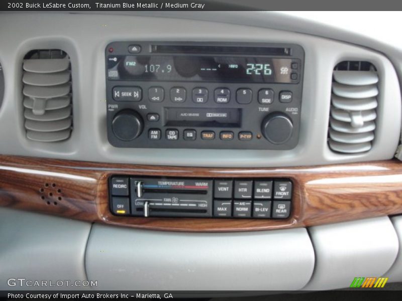 Titanium Blue Metallic / Medium Gray 2002 Buick LeSabre Custom