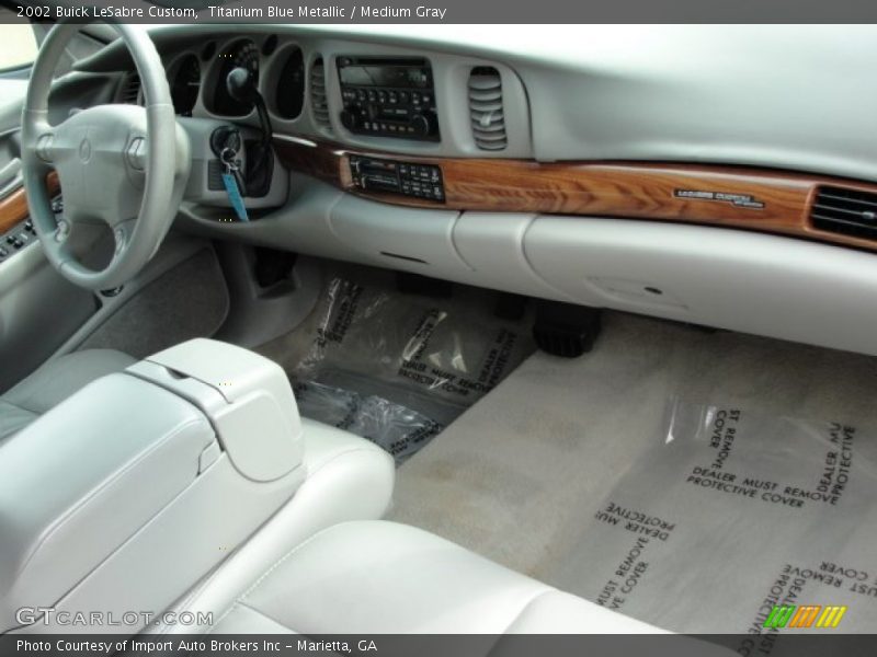 Titanium Blue Metallic / Medium Gray 2002 Buick LeSabre Custom