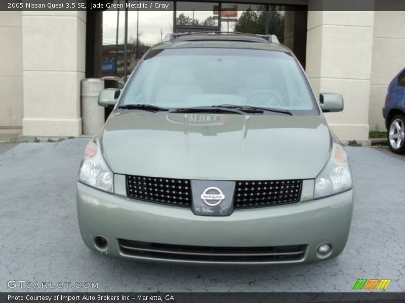 Jade Green Metallic / Gray 2005 Nissan Quest 3.5 SE