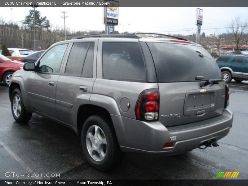 Graystone Metallic / Ebony 2008 Chevrolet TrailBlazer LT